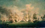 Richard Paton The Battle of Barfleur, 19 May 1692 USA oil painting artist